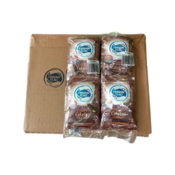 

[1 Karton] Susu Frisian Flag Sachet Bendera Kental Manis 38G Isi 120 Sachet Bahan Kue Makanan
