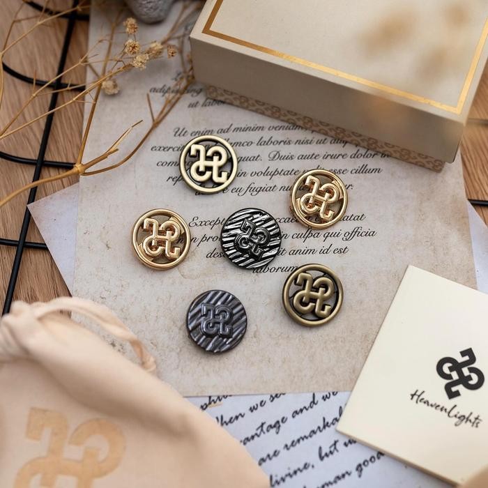 DISKON Autonoma Mini Brooch Pin Magnet Heaven Lights [Bros Dagu] READY STOCK