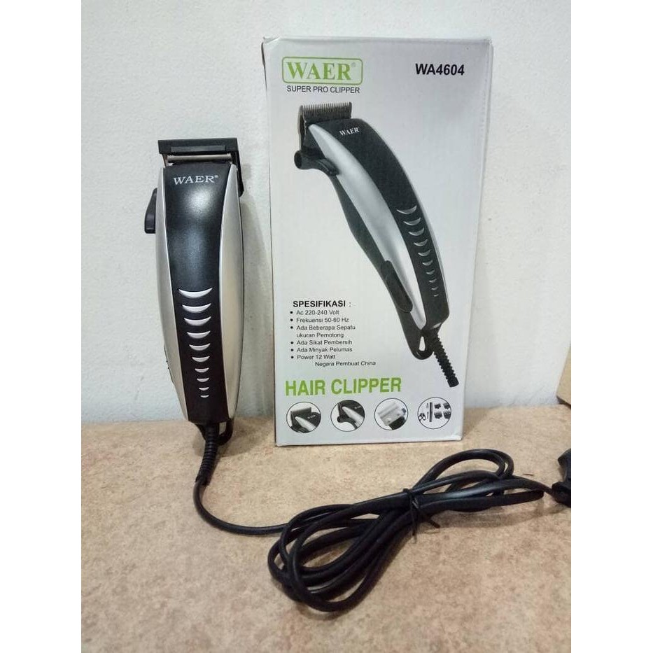 terbaik ALAT CUKUR RAMBUT LISTRIK WAER 4604