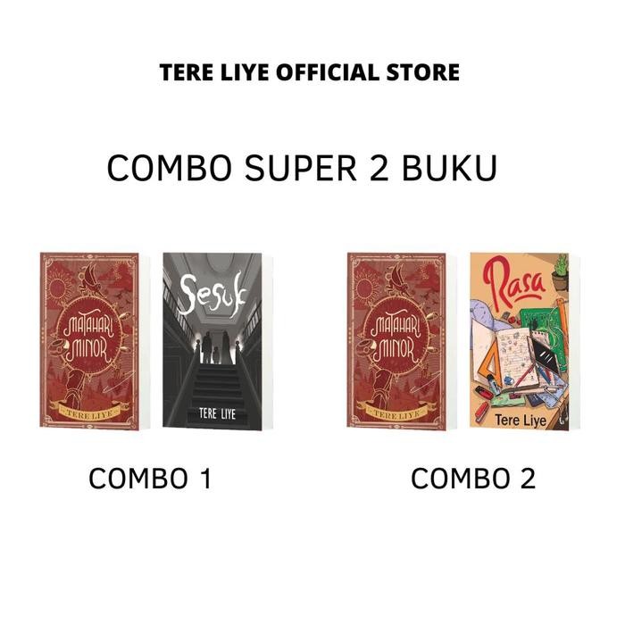 

Tere Liye - Combo 2 buku Matahari Minor + Sesuk / Rasa