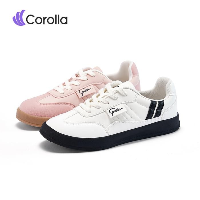 ORIGINAL COROLLA Maksey Wanita Sepatu Sneakers Sepatu Sekolah Tali Nyaman Casual Sport Shoes