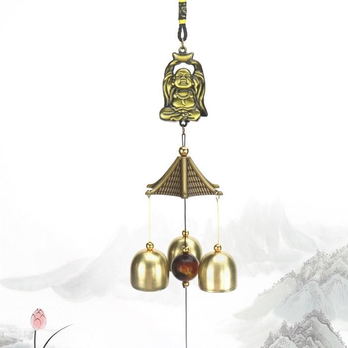 

lonceng angin feng shu keberuntungan bahan tembaga untuk pintu