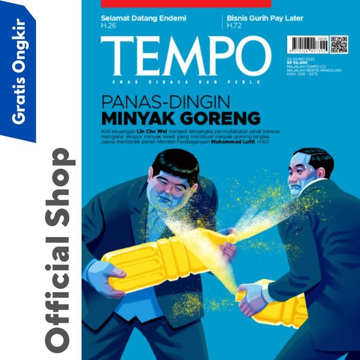 

Majalah Tempo Cetak Edisi 5114 PANAS-DINGIN MINYAK GORENG