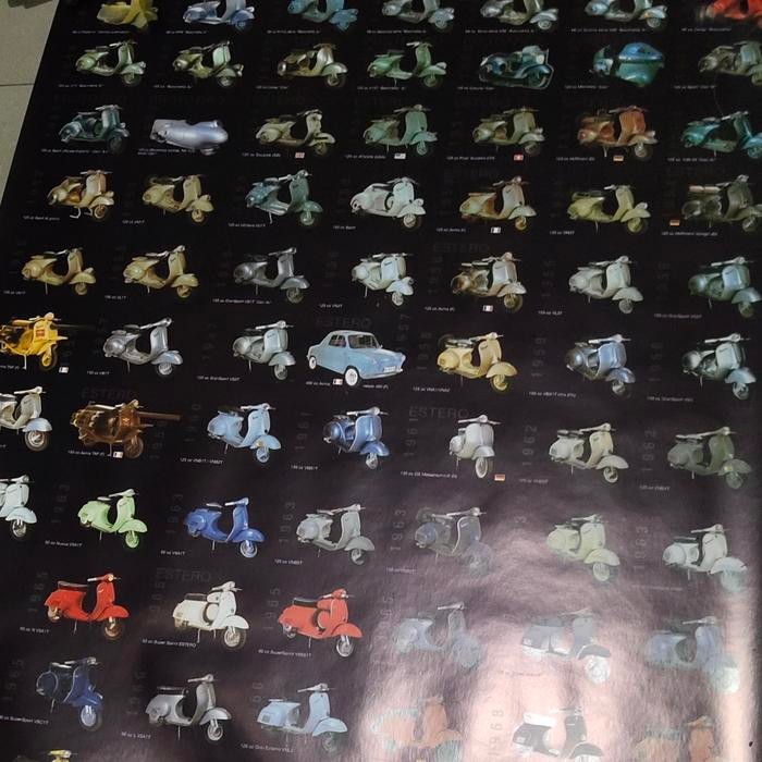 

poster daeler vespa original made in italy