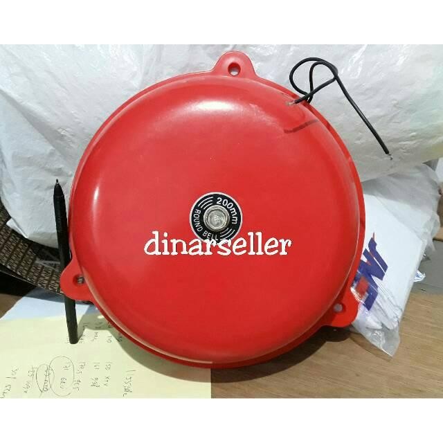 ROUND BELL KRING AC 220V UNTUK PABRIK / SEKOLAH DIAMETER 200MM
