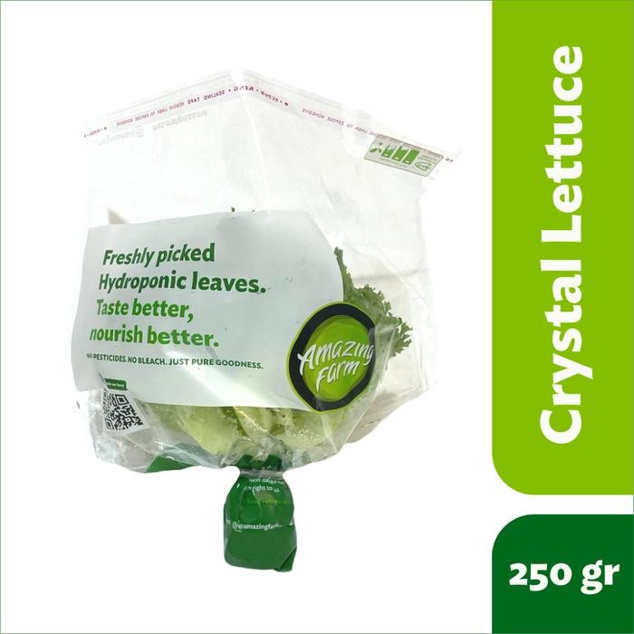 

LUXEHEALTH- Crystal Lettuce Hidroponik 200 Gram Amazing Farm