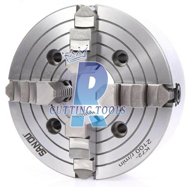 New Chuck Bubut 4In K72 Sanou - Claw Bubut 100 4Jaw Sanou - Chuck 4In 4Jaw Terlariss 