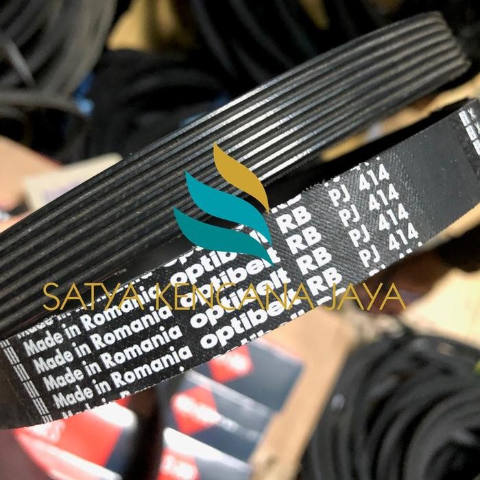 PJ V-belt PJ 414 6 jalur mesin kolter/korter Optibelt Made in Germany