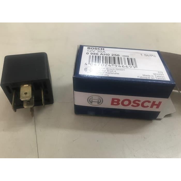 PJ Relay Bosch 5 kaki 12V 30A