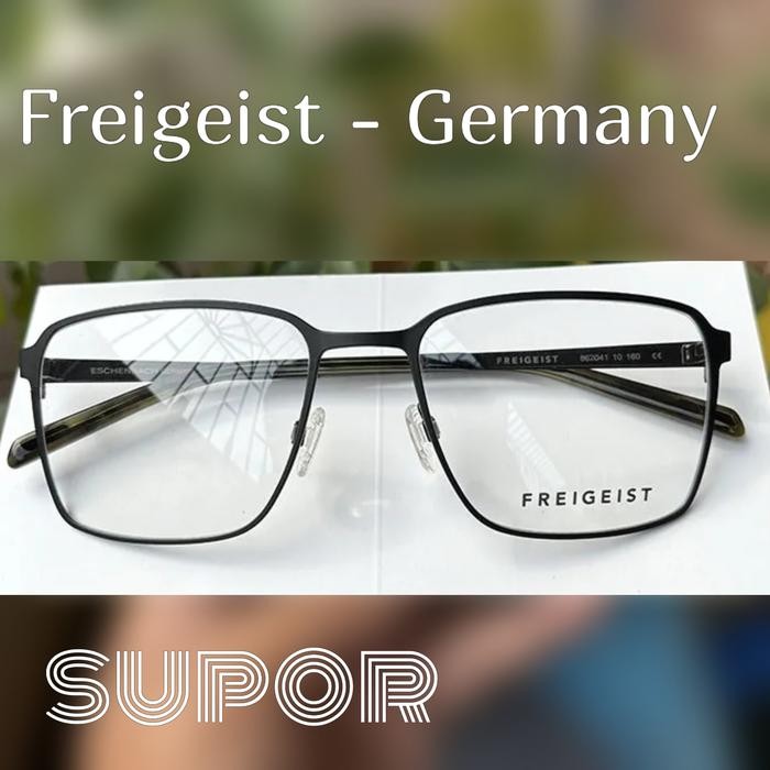 FF207 Frame kacamata Pria XL Lebar Freigeist minus progresif Retro