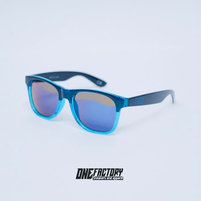 KACAMATA VANS SUNGLASSES SPICOLI TRANS BLUE 100%Original