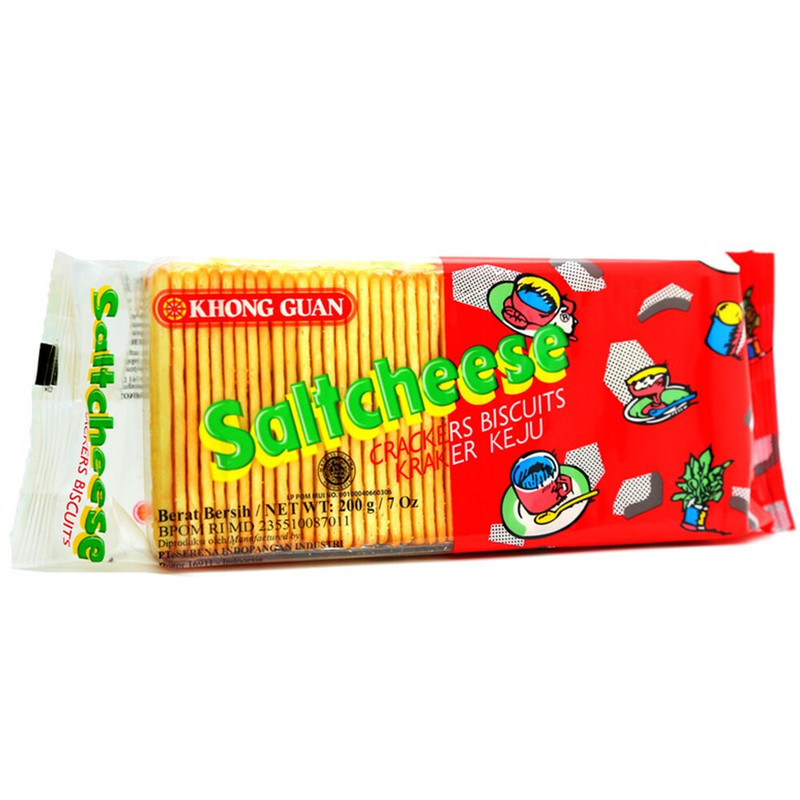

Khong Guan Saltcheese Crackers 200G