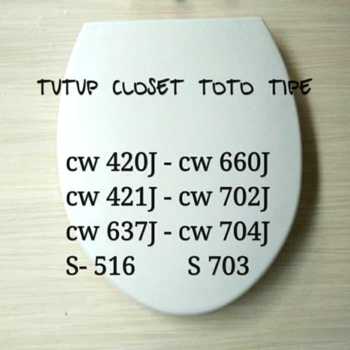 Cover closet Duduk / Tutup closet Toto