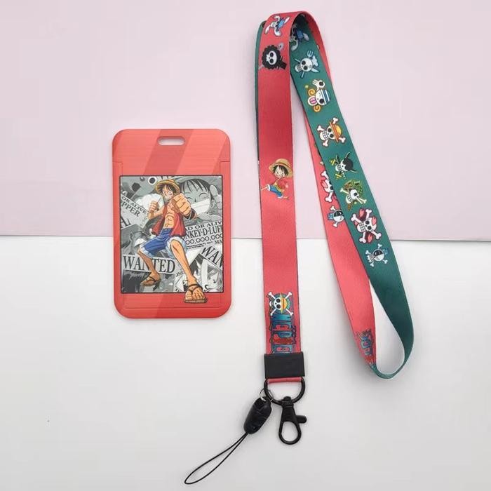 

Ready Id Card Holder One Piece Disney Lanyard Gantungan Kartu