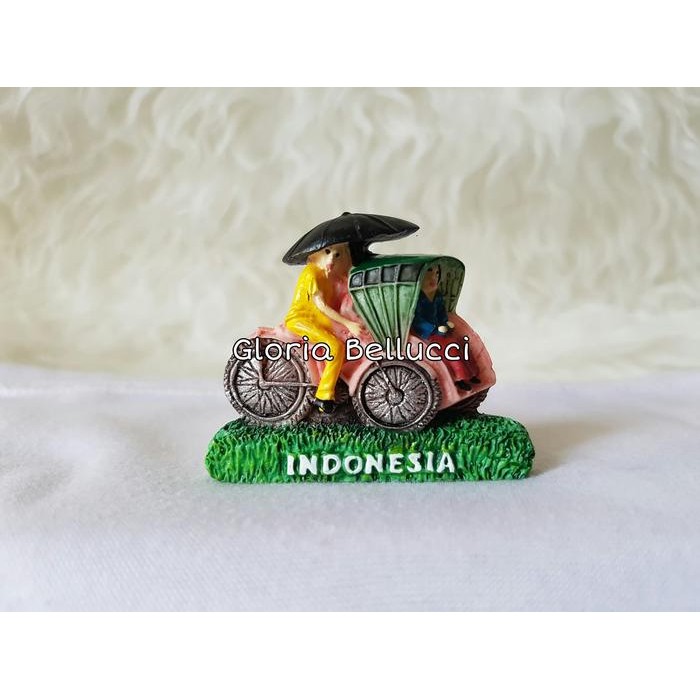 SOUVENIR TEMPELAN MAGNET JAKARTA MONAS INDONESIA