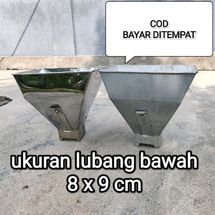 corong atas diskmill ffc23 plat putih dan stainless