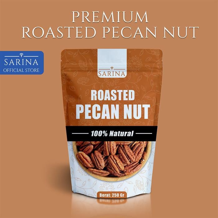 

Pecan Roasted / Kacang Pecan Panggang Utuh Premium