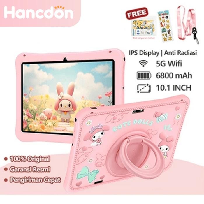 HancdonTablet Edukasi Anak 7/10 inch 2025/Tablet Android Untuk Belajar Anak/Tablet Aipet Anak Murah