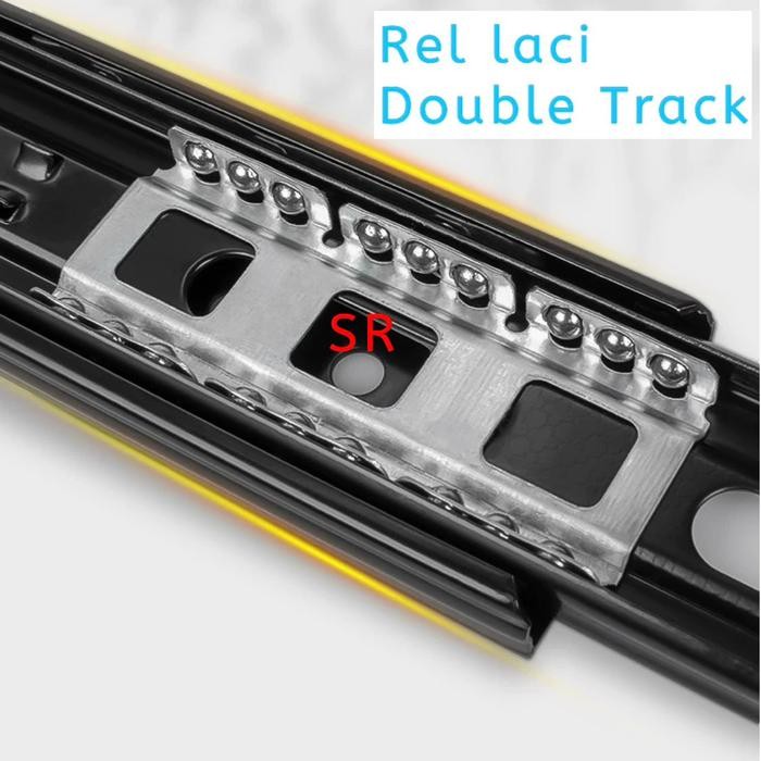 Rel Laci 80 cm Double Track Full Extension