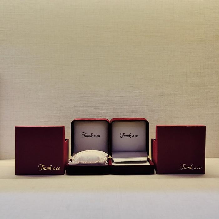 Box Frank n Co untuk Cincin - Kalung / Original Kotak Frank n Co 100%