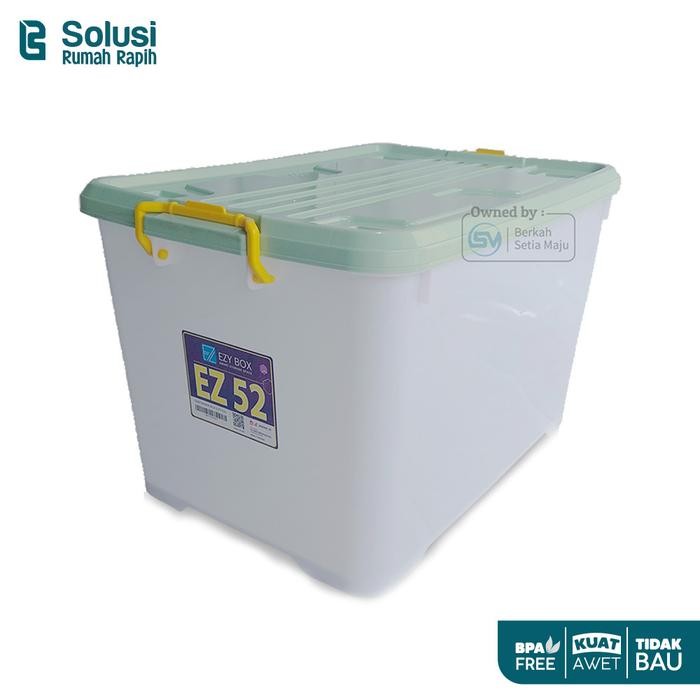 BSM BOX PLASTIK 52 LITER EZY / CONTAINER BOX EZY / KOTAK PENYIMPANAN