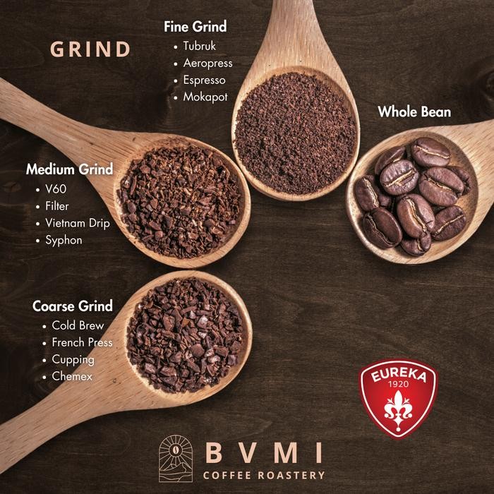 

Bvmi Roastery - Aceh Gayo Wine Arabica Coffee Beans / Biji Kopi Arabika Grade 1 200g