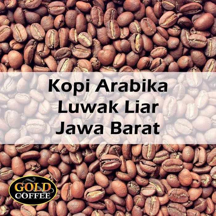 

Kopi Arabika Luwak Liar - Biji Kopi Sangrai - 100 gr
