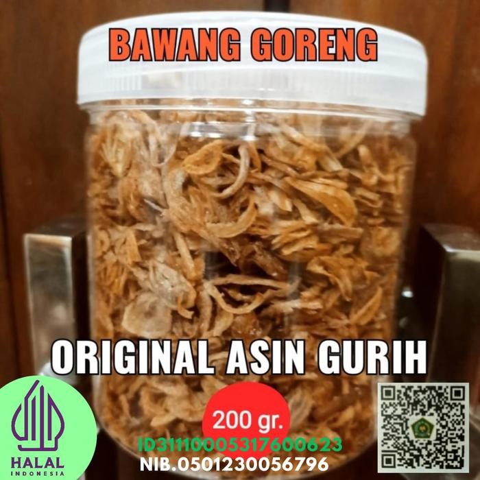 

promo bawang goreng brebes premium 250gr - original asin gurih