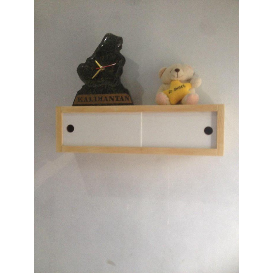 RAK AMBALAN DINDING KUBUS /KOTAK PENYIMPANAN KAYU NIMALIS