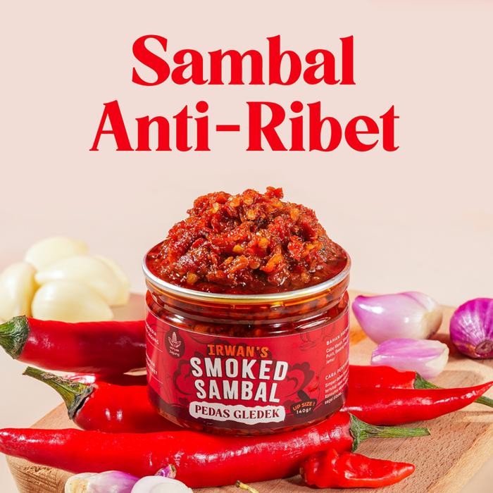 

Sambal Pedas Gledek - Irwan's Smoked Sambal (Homemade Sambal Sehat, Sambal Asap, Sambal Arang)