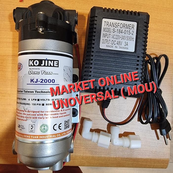 Pompa Kojine /Booster Pump Kojine 48 VDC RO KJ-2000 ORIGINAL 150 PSI