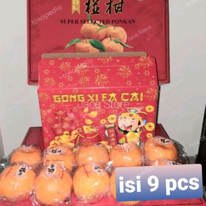 

Hampers Imlek Buah Jeruk ponkam hdl isi 9 pcs