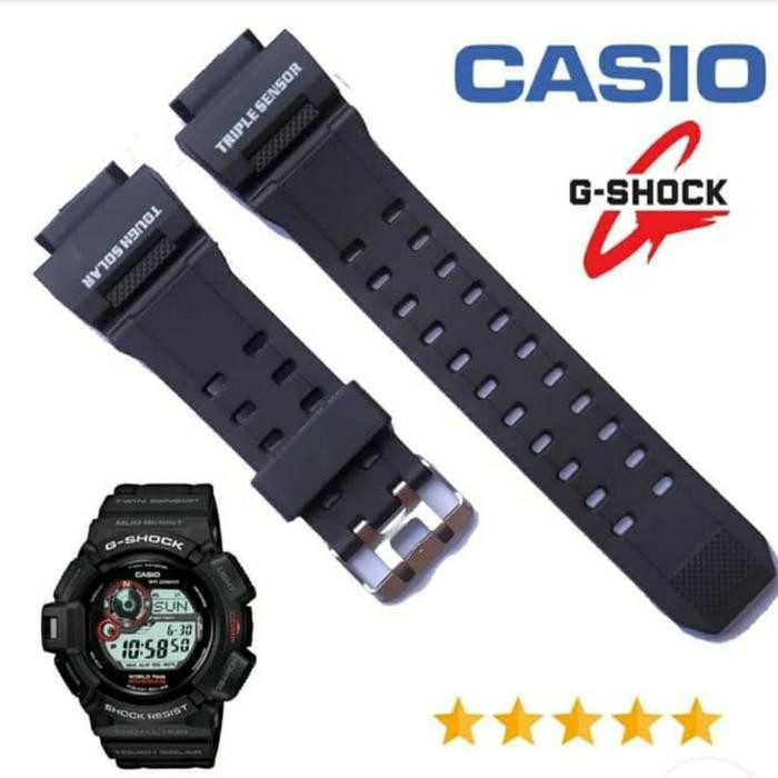 Tali Jam Tangan Casio G-Shock G-9300 Mudman/Rubber Strap G-Shock G9300 Ori Original Asli