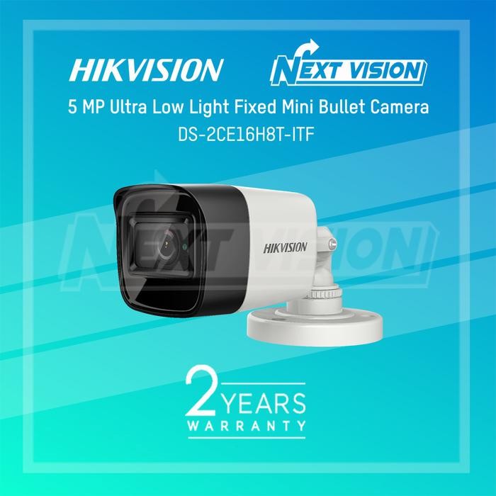 DS-2CE16H8T-ITF - HIKVISION CAMERA 5 MP LOW LIGHT