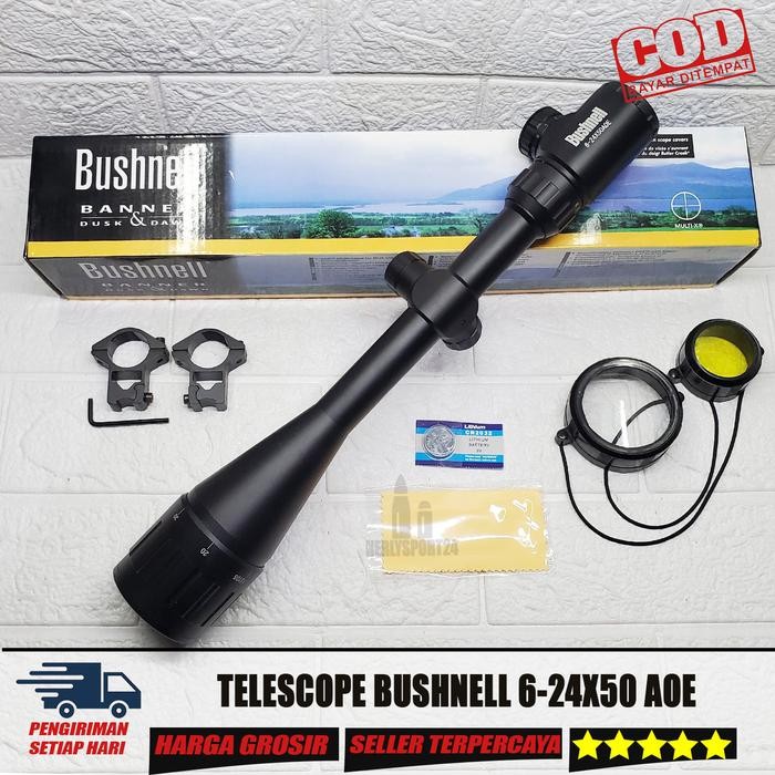 BUSHNELL 6-24X50 AOEG ORIGINAL TERMURAH
