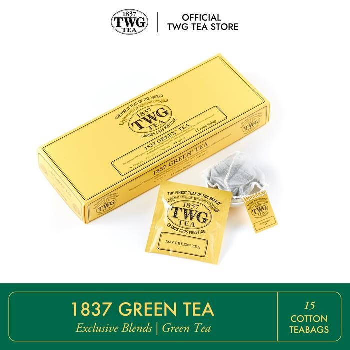 

TWG Tea 1837 Green Tea, Cotton Teabag