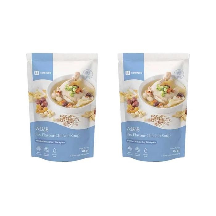 

NEW PRODUK TWINPACK - HERBALEO SIX FLAVOUR CHICKEN SOUP REE RAIN553