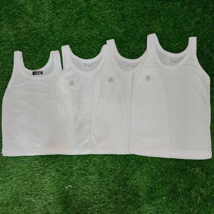 KAOS DALAM ANAK/KAOS DALAM BOY LONDON/SINGLET PUTIH POLOS