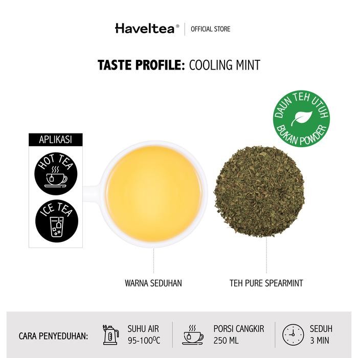 

Exp Lama VERTE Spearmint Big Tin Haveltea Teh Mint Peppermint Tea Premium