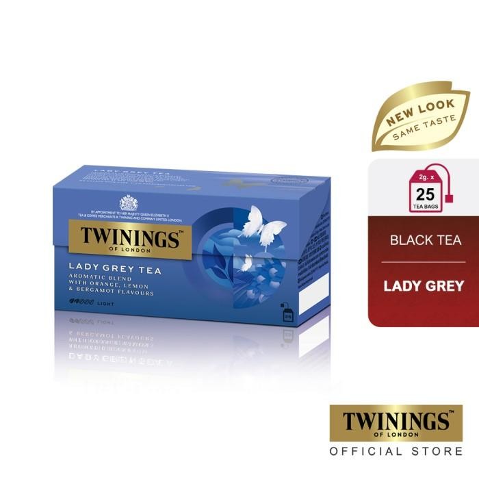 

Exp Lama Twinings Lady Grey Tea 25x2g - Teh Celup Bergamot Original