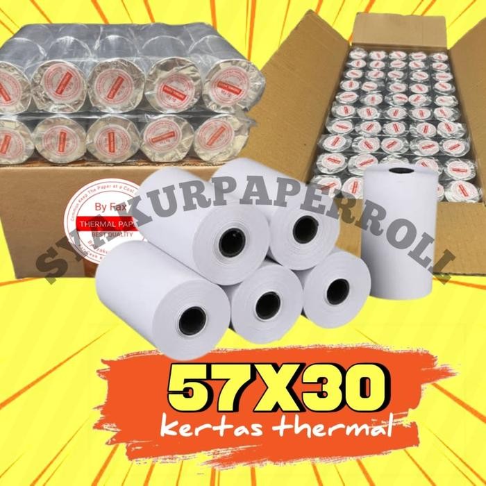 

Kertas struk kasir thermal murah 58/57x30mm