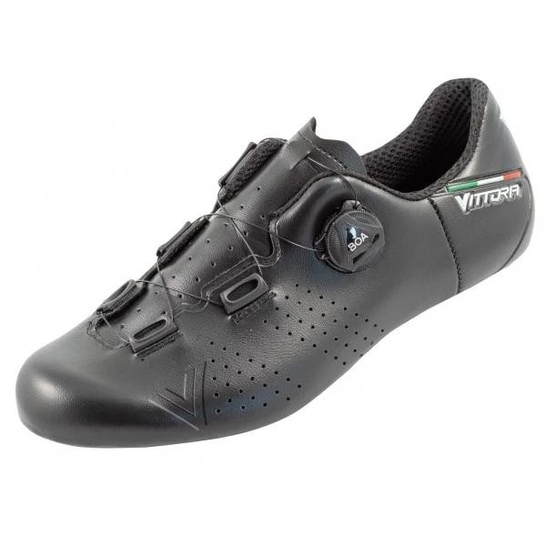 SIAPKIRIM Sepatu Road Bike - Vittoria Alise Road Shoes - Black READY STOCK