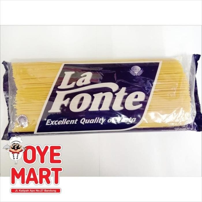 

Pilihan- La Fonte Pasta Spaghetti -11 1Kg /Harga Promo