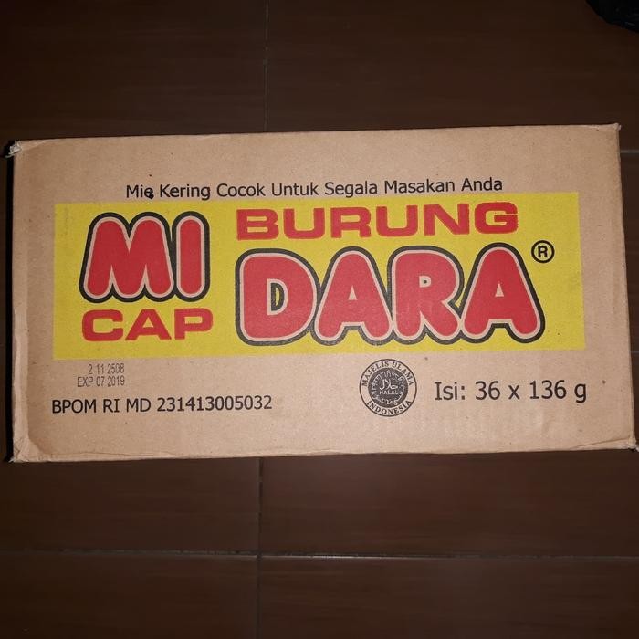 

Pilihan- Mie Burung Dara Keriting (36 Pcs X 136 Gr)