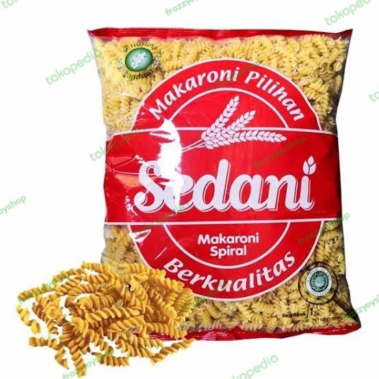 

Pilihan- Sedani Pasta Makaroni Spiral 1 Kg