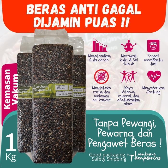 

Pilihan- Beras Hitam Premium Kemasan Vakum 1Kg Gratis Pakai Bubblewrap