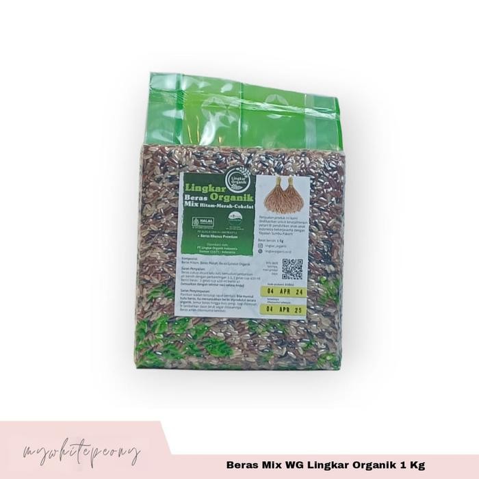 

Pilihan- Beras Mix Wg (Hitam Merah Coklat) Lingkar Organik Vakum 1Kg