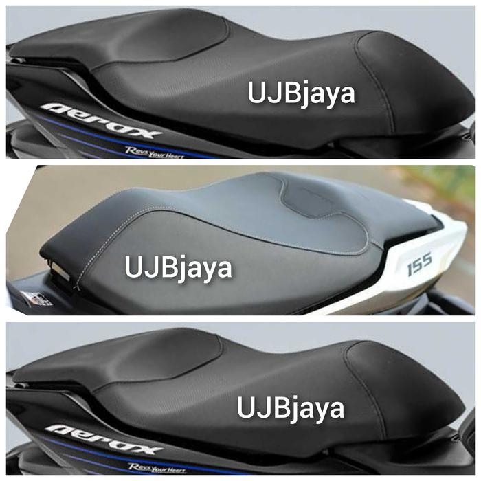ASLI Kulit Jok Motor Yamaha Aerox 155 BAHAN Sarung Kulit Jok Motor Yama READY STOCK