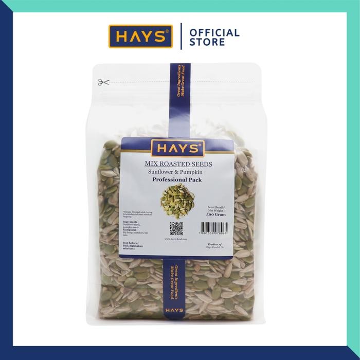 

ASLI Mix Roasted Seeds 500 Gram (Pumpkin seeds+Sunflower seeds) - HAYS READY STOCK