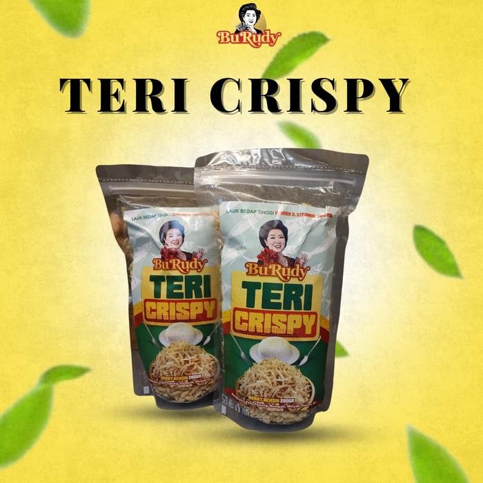 

ORIGINAL Teri Crispy Bu Rudy kemasan plastik 200gr READY STOCK